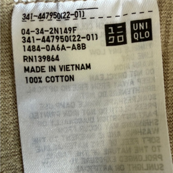 Uniqlo UT Japanese Cat Graphic T-Shirt Beige 100% Cotton Men’s M - Picture 10 of 11